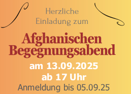 Afghanischer Begegnungsabend